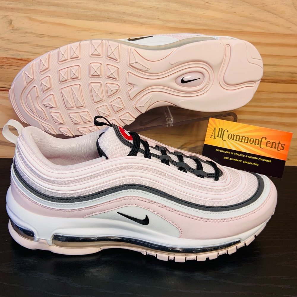 New Nike Women's Air Max 97 Soft Pink Black - Picture 8 of 8